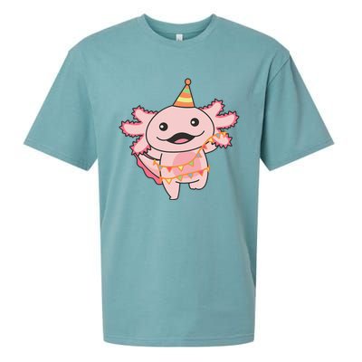 Birthday Axolotl For A Birthday Axolotl Sueded Cloud Jersey T-Shirt