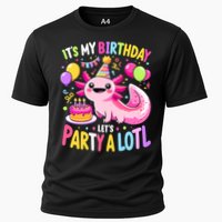 Birthday Axolotl Fun Party Kawaii Axolotl Cooling Performance Crew T-Shirt