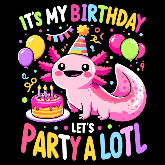 Birthday Axolotl Fun Party Kawaii Axolotl Cooling Performance Crew T-Shirt