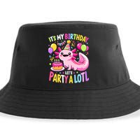 Birthday Axolotl Fun Party Kawaii Axolotl Sustainable Bucket Hat