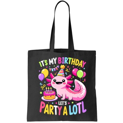 Birthday Axolotl Fun Party Kawaii Axolotl Bag