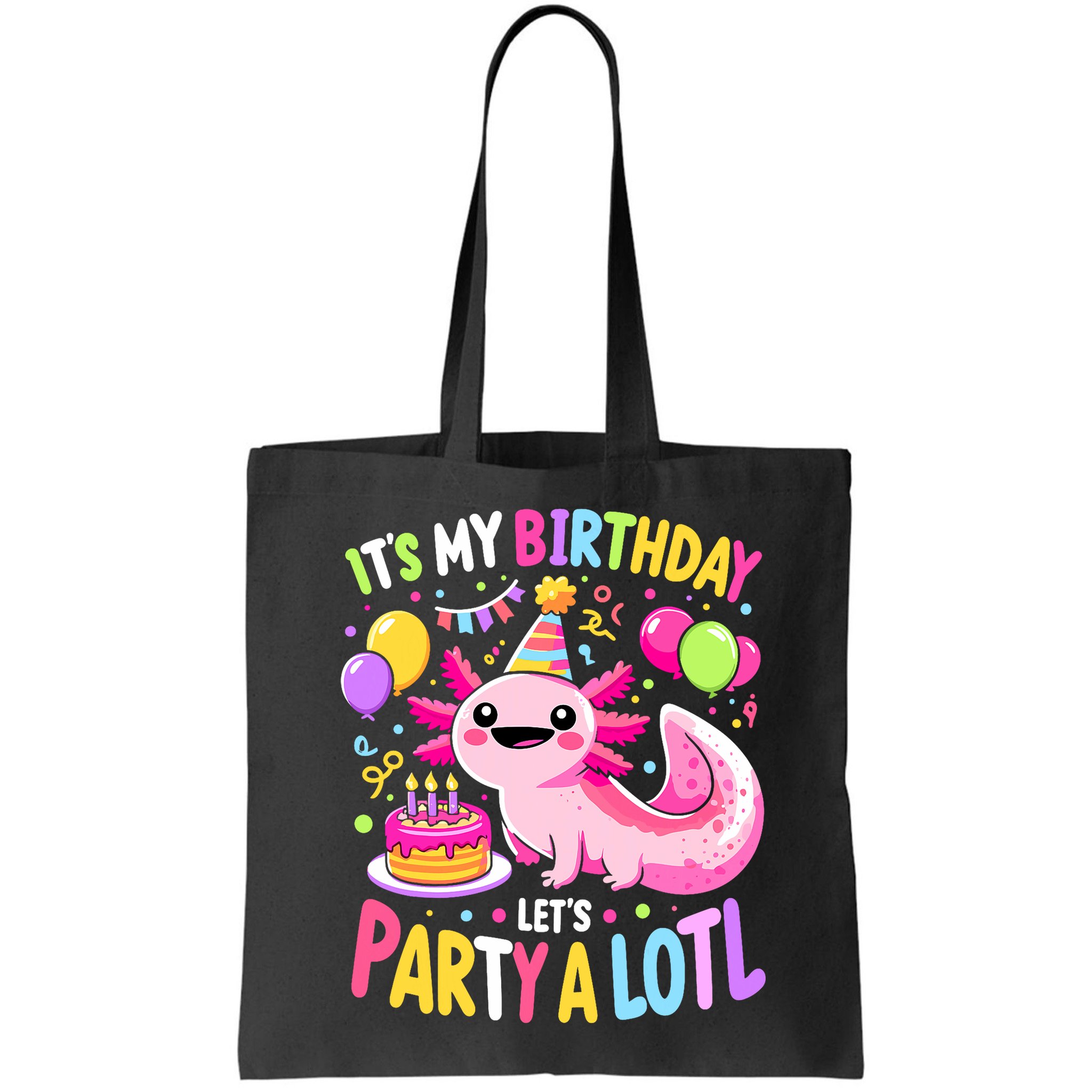 Birthday Axolotl Fun Party Kawaii Axolotl Bag