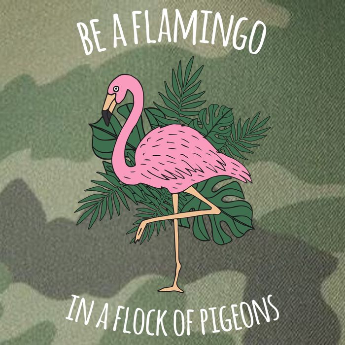 Be A Flamingo In A Flock Of Pigeons Legacy Tie Dye Trucker Hat