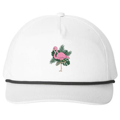 Be A Flamingo In A Flock Of Pigeons Snapback Five-Panel Rope Hat