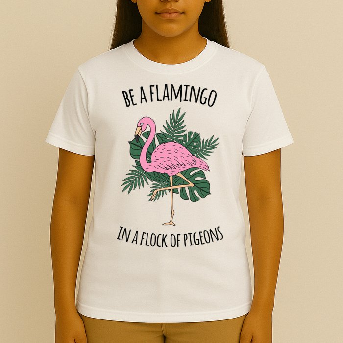 Be A Flamingo In A Flock Of Pigeons T-Shirt