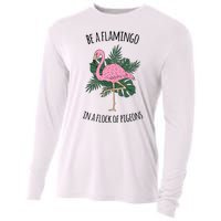 Be A Flamingo In A Flock Of Pigeons Cooling Performance Long Sleeve Crew