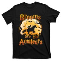 Brooms Are For Amateurs Horse Funny Halloween Costume Long Sleeve T-Shirt