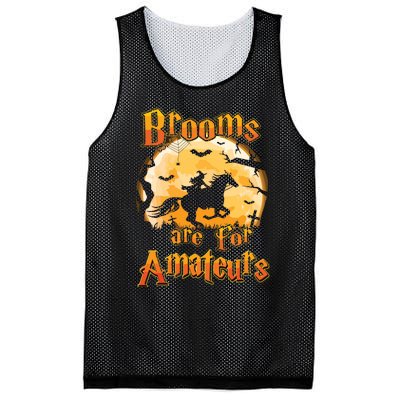 Brooms Are For Amateurs Horse Funny Halloween Costume Long Sleeve Mesh Reversible Basketball Jersey Tank