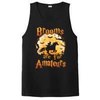 Brooms Are For Amateurs Horse Funny Halloween Costume Long Sleeve PosiCharge Competitor Tank