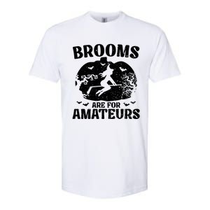 Brooms Are For Amateurs Hockey Stick Pumpkin Hockey Softstyle CVC T-Shirt