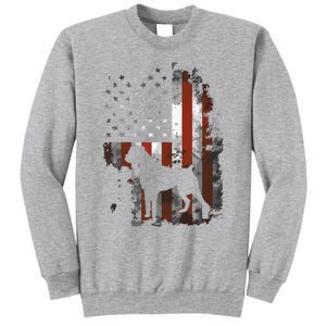 Boxer American Flag USA 4th Of July Dog Gifts Sweatshirt