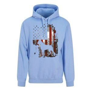 Boxer American Flag USA 4th Of July Dog Gifts Unisex Surf Hoodie