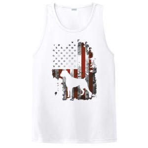 Boxer American Flag USA 4th Of July Dog Gifts PosiCharge Competitor Tank