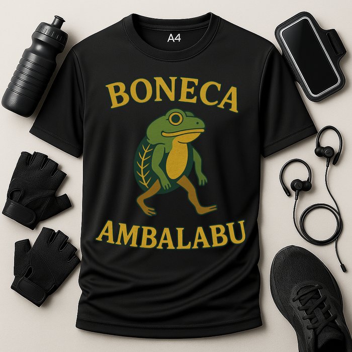 Boneca Ambalabu Funny Frog Meme Cooling Performance Crew T-Shirt