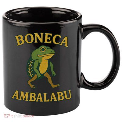 Boneca Ambalabu Funny Frog Meme 11oz C Handle Ceramic Mug