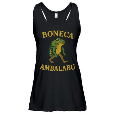 Boneca Ambalabu Funny Frog Meme Ladies Essential Flowy Tank