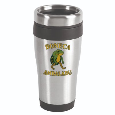Boneca Ambalabu Funny Frog Meme 16oz Travel Tumbler