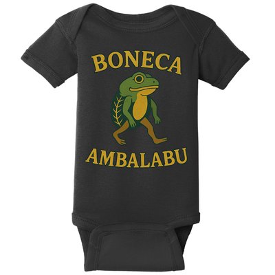 Boneca Ambalabu Funny Frog Meme Baby Bodysuit