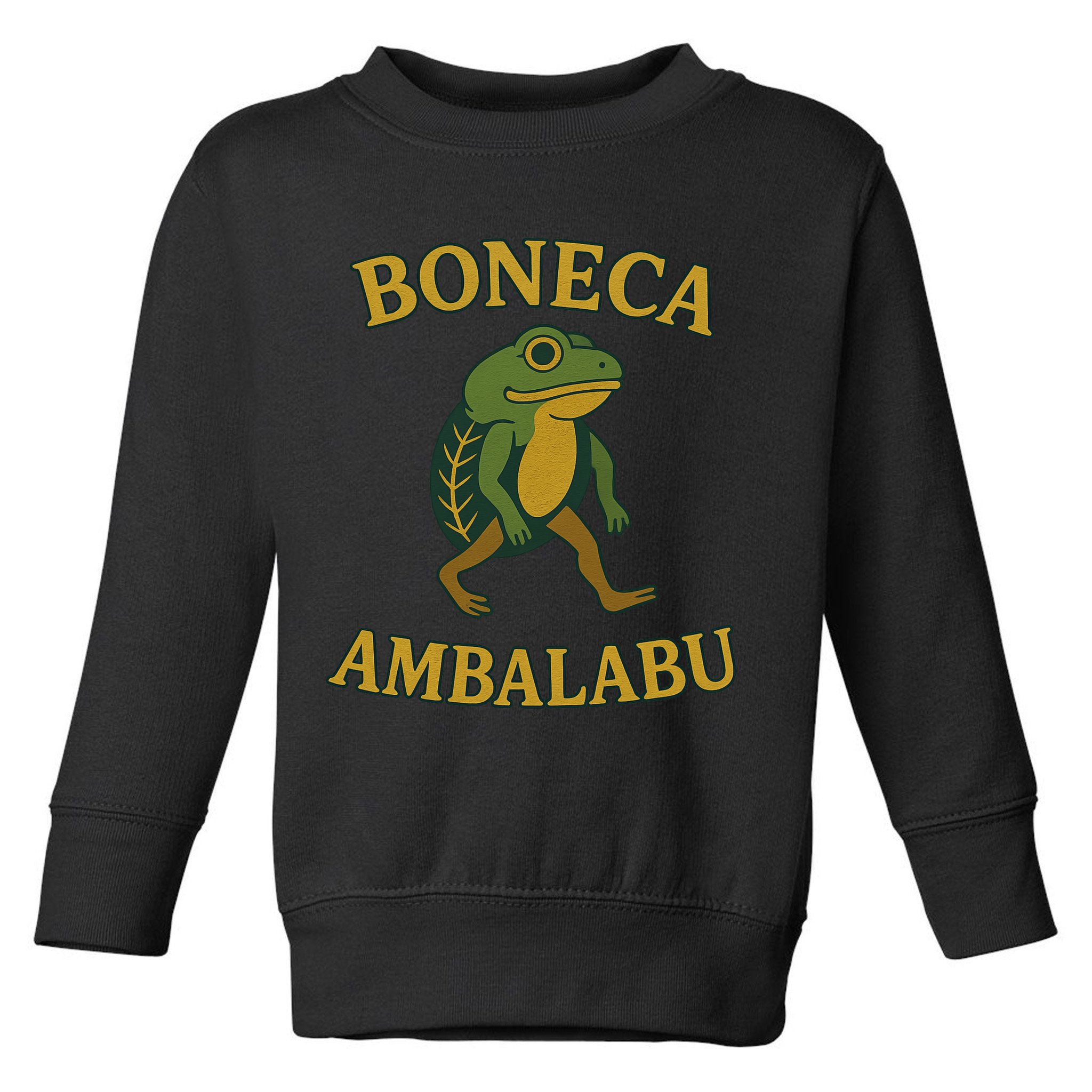 Boneca Ambalabu Funny Frog Meme Toddler Sweatshirt