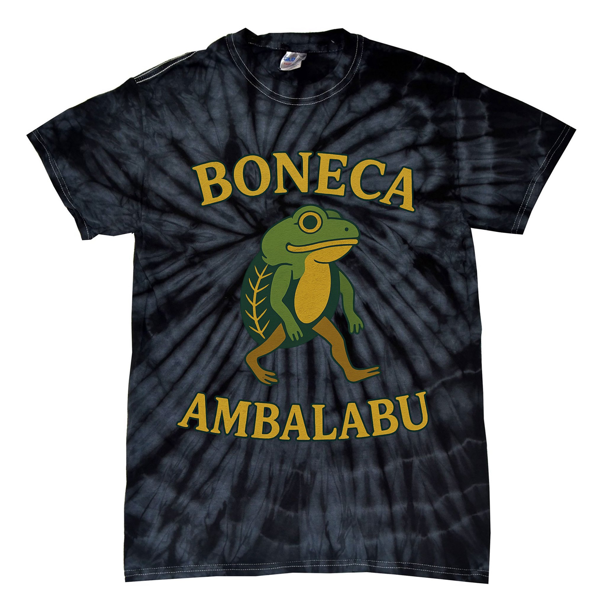 Boneca Ambalabu Funny Frog Meme Tie-Dye T-Shirt