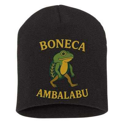 Boneca Ambalabu Funny Frog Meme Short Acrylic Beanie