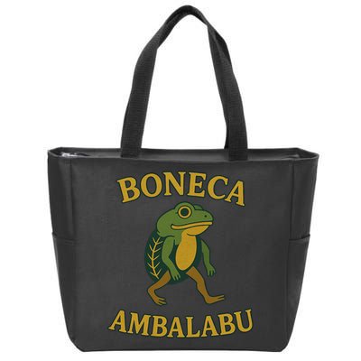 Boneca Ambalabu Funny Frog Meme Zip Tote Bag
