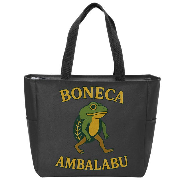 Boneca Ambalabu Funny Frog Meme Zip Tote Bag