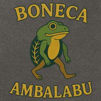 Boneca Ambalabu Funny Frog Meme Cotton Canvas Backpack