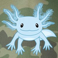 Blue Axolotl Funny Kawaii Axolotl Lover Legacy Tie Dye Trucker Hat
