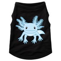 Blue Axolotl Funny Kawaii Axolotl Lover Doggie Tank