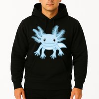 Blue Axolotl Funny Kawaii Axolotl Lover Hoodie