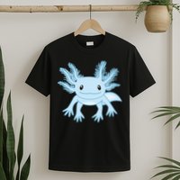 Blue Axolotl Funny Kawaii Axolotl Lover T-Shirt