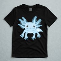 Blue Axolotl Funny Kawaii Axolotl Lover T-Shirt