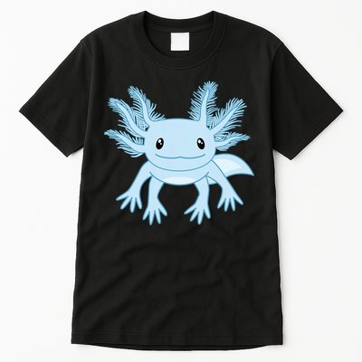 Blue Axolotl Funny Kawaii Axolotl Lover Tall T-Shirt