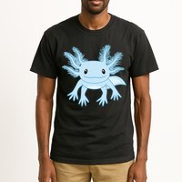 Blue Axolotl Funny Kawaii Axolotl Lover Tall T-Shirt