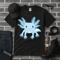 Blue Axolotl Funny Kawaii Axolotl Lover Tall T-Shirt
