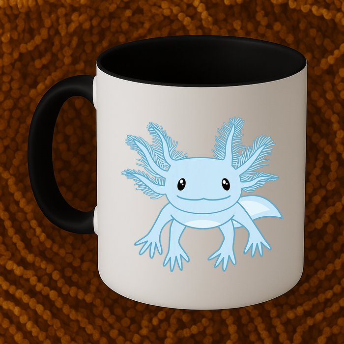 Blue Axolotl Funny Kawaii Axolotl Lover Mug