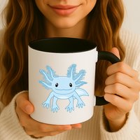 Blue Axolotl Funny Kawaii Axolotl Lover Mug
