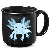 Blue Axolotl Funny Kawaii Axolotl Lover 15oz Campfire Ceramic Mug