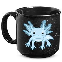 Blue Axolotl Funny Kawaii Axolotl Lover 15oz Campfire Ceramic Mug