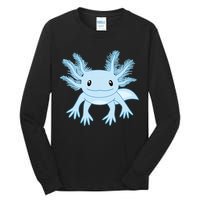Blue Axolotl Funny Kawaii Axolotl Lover Tall Long Sleeve T-Shirt