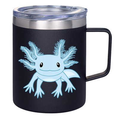 Blue Axolotl Funny Kawaii Axolotl Lover 12oz Stainless Steel Coffee Mug