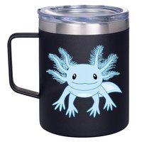 Blue Axolotl Funny Kawaii Axolotl Lover 12oz Stainless Steel Coffee Mug