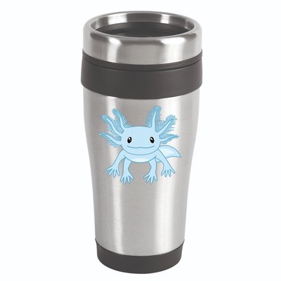 Blue Axolotl Funny Kawaii Axolotl Lover 16oz Travel Tumbler