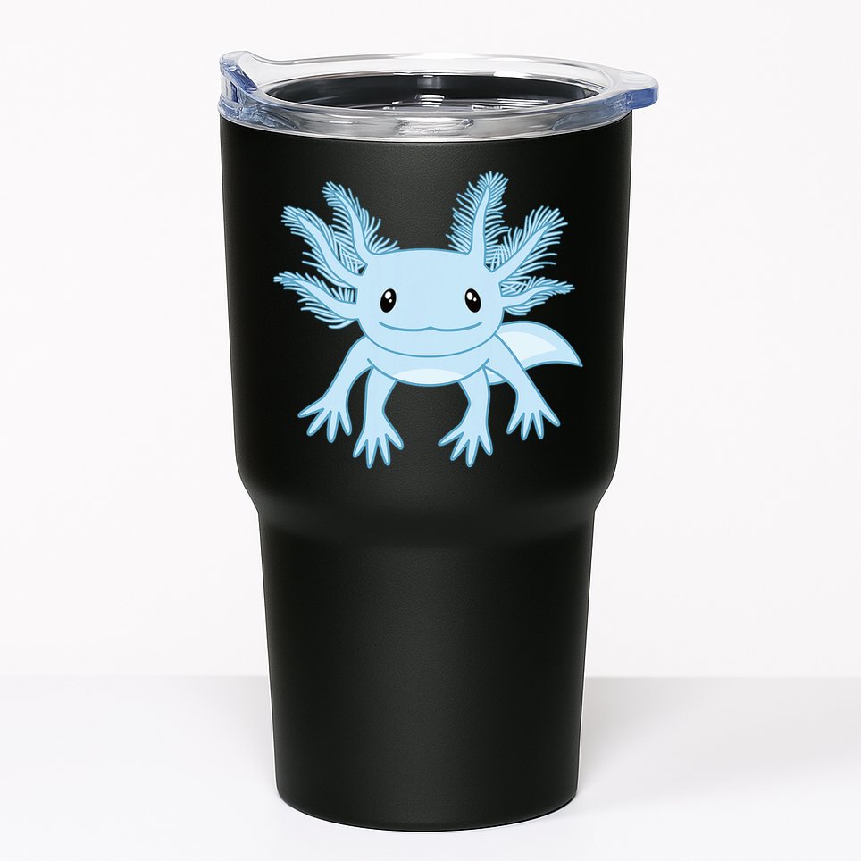 Blue Axolotl Funny Kawaii Axolotl Lover Tumbler
