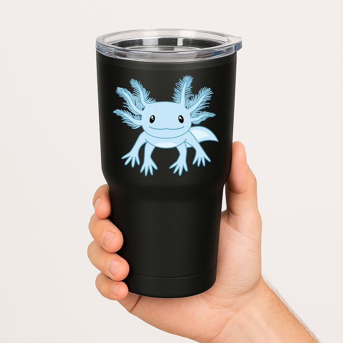 Blue Axolotl Funny Kawaii Axolotl Lover Tumbler