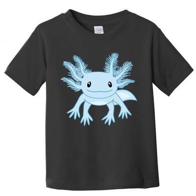 Blue Axolotl Funny Kawaii Axolotl Lover Toddler T-Shirt