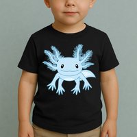 Blue Axolotl Funny Kawaii Axolotl Lover Toddler T-Shirt