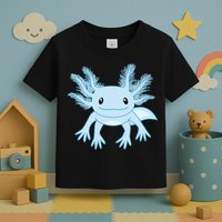 Blue Axolotl Funny Kawaii Axolotl Lover Toddler T-Shirt