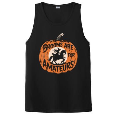 Brooms Are For Amateurs Witch Equestrian Horse Riding PosiCharge Competitor Tank